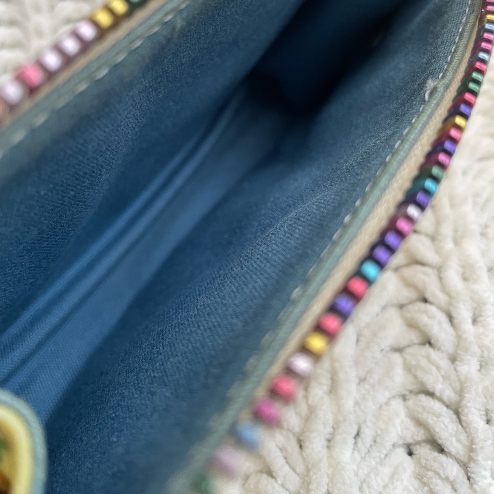Dooney Bourke Yellow Rainbow Signature Wallet - Picture 5 of 9